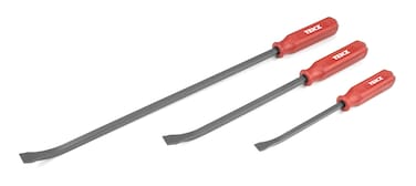 Tekz 17113 3-Piece Angled Tip Pry Bar Set with Strike Cap Handle