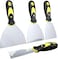 DEKEones Putty Knife Scrapers, Spackle Knife, Metal Scraper Tool for Drywall Finishing, Plaster Scraping, Decals, and Wallpaper (4 Pack, 5&acirc;&euro;, 4&acirc;&euro;, 3&acirc;&euro;, 1.5&acirc;&euro; Wide)