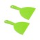 Utoolmart Putty Knife 6" Putty Scraper Large Size Flexible Paint Scraper Tool for Spackling, Wallpaper Scraper Plastic Spreader, Spatula Scraper, Spackle Tools Green 2Pcs