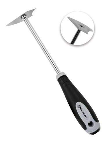 ROLLINGDOG Shave Hook Combination Stainless Steel - Removing Paint and Varish From Flat Surfaces With Hammer Cap