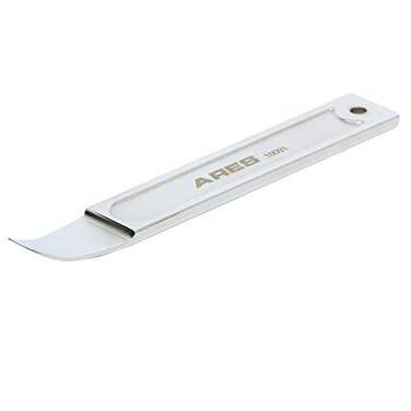 ARES 10091 - Mini Pry Bar Tool - Compact Panel/Trim Wedge - Durable Metal Pry Bar Easily Removes Trim, Paneling, Sheet Metal, Fasteners, and More - Compact Design for Use in Confined Spaces