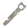 Twosun Titanium Pry Bar EDC Pry Tool Bottle Opener Outdoor Multifunctional Prybar With Pocket Clip (Flame Ti)