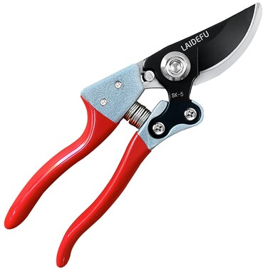 Garden Shears, Pruning Shears for Gardening Heavy Duty with Rust Proof Stainless Steel Blades, Garden Clippers Best Hand Pruners Ergonomic Gardening Tools (MJ-3)