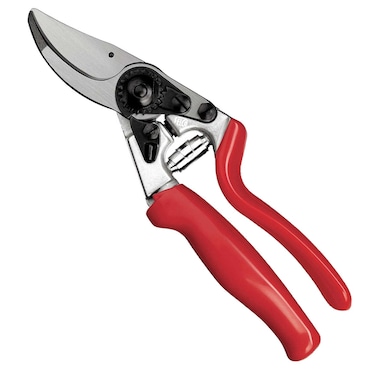 Felco Pruning Shears (F 12) - High Performance Swiss Made One-Hand Garden Pruner with Steel Blade