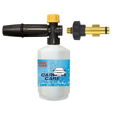 BEARFORCE Electric Pressure Washer DIY Foam Cannon with Connector, Power Washer Adjustable Snow Foam Lance 0.6L Bottle, Compatible with Sun Joe &amp; Some of AR Blue Clean&acirc;&euro;&brvbar;