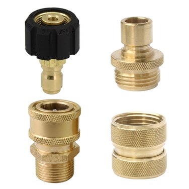PLG M22-14 3/8" High Pressure Washer Hose Adapter and Garden Hose Quick Connect