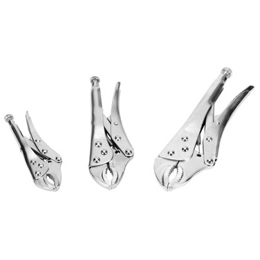Performance Tool W1107DB 3-Piece Lock Grip Pliers Set