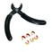 Southland Archery Supply SAS Nok Set Plier for Bowstring Nocking Point Tool (Plier with 6 x Red Cam Nocks)