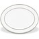 Kate Spade New York Library Lane Platinum 13" Oval Platter, 3.45 LB, White
