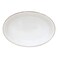 Casafina Ceramic Stoneware 18'' Oval Platter - Sardegna Collection, White   Microwave, Dishwasher, Oven &amp; Freezer Safe Dinnerware   Food Safe Glazing   Restaurant Quality Serveware