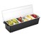 SB Goods Ice Cooled Condiment Serving Container, Iced Cooled Garnish Station Serving Tray with lid for Home Work or Restaurant Salad Platter (6-Tray)