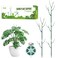 Qaobo 5 Pack Stackable Plant Support Stakes, Climbing Plant Support Structures for Monstera, Pothos, Philodendron Garden Plant Stakes for Indoor Outdoor Plants