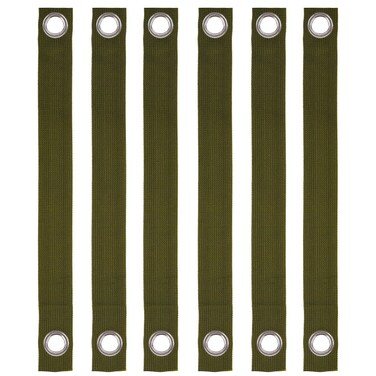 Shitailu 6 Pack of 16 Inch Tree Straps with Grommets for Guying/Staking - Young Tree and Plant Supports for Newky Planted Saplings and Hurricane Protection