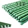 Arlai 3Ft Garden Stakes Sturdy Thick Metal 8mm Diameter Plant Stakes Plastic Coated Steel Plant Sticks, for Climbing Plants(Pack of 25)
