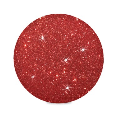 Red Placemats Set of 4,Red Charger Plates, Glitter Place Mat Sparkling Bling Table Placemats for Weeding Home Decor
