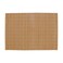 BambooMN Bamboo Placemat/Sushi Rolling Mat - 18" x 13" - Brown, 4 pcs