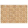 Rattan Paper Placemats for Dining Table - Disposable Square Place Mats for Parties - 24 Sheets Per Pad American Made