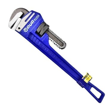 Nemavox 14-inch Pipe Wrench - Heavy Duty Straight Plumbing Tool,pipe diameters of 1/2 inch to 2-3/4 inches,Easy Adjustments Plumber Wrench