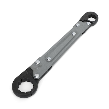 Holdly Plumbing Tools Angle Stop Wrench, Angle-on Wrench Professional Plumber Wrench Tools for Installing New Compression Angle Stop and Removing the Compression Ring (Silver-Angle Stop Wrench)
