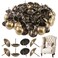 Rustark 100-Pcs 1'' [25&Atilde;&mdash;25mm] Antique Upholstery Decorative Tacks Furniture Sofa Thumb Tacks Nails Pins Assortment Kit for Upholstered Furniture Cork Board - Bronze