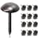Zorveiio 200 PCS Black Upholstery Tack Thumb Tacks Push Pins, Metal Decorative Tacks Tack Nails for Furniture Cork Board Wall - 0.3" x 0.5