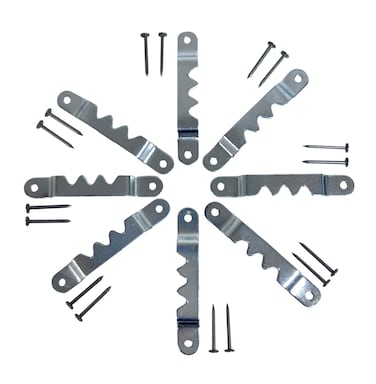 National Artcraft&Acirc;&reg; 1-5/8" Sawtooth Picture Hangers with Nails - Perfect for DIY Frames, Artwork or Pictures (Pkg/144)