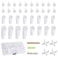 Amerlery Picture Hangers Without Nails,No Damage Wall Hangers for Picture Frame,Concrete Hooks - Invisible Wall Nails for Concrete Wall, Hardwall and Drywall