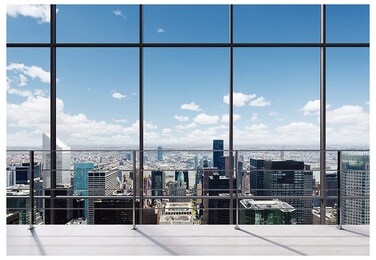 YYNXSY 7X5FT Office Backdrop for Video Conference Backdrop with Window Background Screen for Video ConferencingChildren Taking Photography Studio Background Holiday Party Birthday Party YY-1005