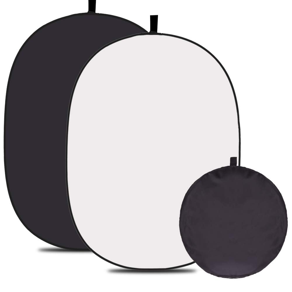 lgjfotsuncy Lgjfotsuncy 2 In 1 Polyester Muslin Collapsible Reflector Background 1.5mx1m