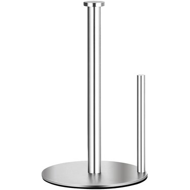 Paper Towel Holder Countertop, OBODING, Stainless Steel Kitchen Paper Towel Holder Stand for Kitchen Organization, Stainless Steel Paper Towel Holders for Standard and Large Rolls (Silver)