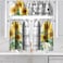 VBDFD Sunflower Kitchen Curtains and Valances Set 3 Pieces Rustic Wood Farmhouse Kitchen Curtain Set Floral Kitchen Window Curtains Tier and Valance Curtain Set for Sunflower Home Kitchen Decor