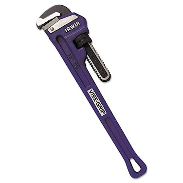 IRWIN VISE-GRIP Pipe Wrench, Cast Iron, SAE, 2-1/2-Inch Jaw, 18-Inch Length (45619)