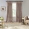 Elrene Home Fashions Korena Tie-Top Crushed Velvet Window Curtain Panel, Rustic-Chic Curtain Panel for Living Room or Bedroom, 52 Inches by 84 Inches, Taupe, 1 Panel