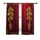 Miblor Blackout Curtains for Bedroom Living Room, Chinese Traditional Image with Chinese Dragon on Red Background, Room Darkening Window Curtains Print Window Drapes 42W x 63L Inches, 2 Panels