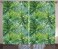 Ambesonne Leaf Curtains, Tropical Exotic Banana Forest Palm Tree Leaves Watercolor Design Image, Living Room Bedroom Window Drapes 2 Panel Set, 108" X 90", Green