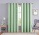 Treatmentex Green Curtains for Living Room 96" Long Geometric Window Drapes for Bedroom Light Green 2 Panel Drapes Grommet Top