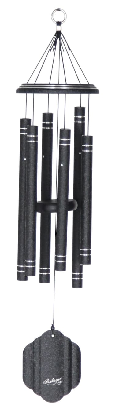 Arabesque by Wind River - 32 inch Onyx Wind Chime for Patio, Backyard, Garden, and Outdoor d&Atilde;&copy;cor (Aluminum Chime) Made in The USA