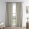 HPD Half Price Drapes French Linen Curtains 120 Inches Long Room Darkening Curtains for Bedroom &amp; Living Room 50 X 120, (1 Panel), Fresh Khaki, 50W x 120L