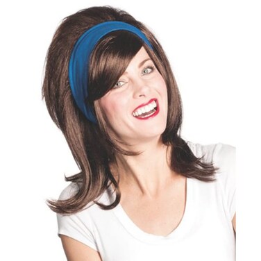 Enigma Wigs Women's Florence Flip Wig, Dark Brown, One Size