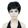 Lydell 6" Short Straight Wavy Black Women Wigs Hair Synthetic Full Wig
