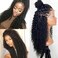 13x6 Lace Frontal Wigs for Black Women Pre Plucked Lace Wig Glueless Brazilian Remy Human Hair Wigs with Baby Hair (14 inch, 180% Density 360 Lace Frontal)