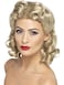 Smiffys Womens 40s Sweetheart Costume Wig, Blonde, One Size US