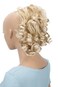 CAISHA Jumbo Hairpiece Scrunchy Updo Voluminous Curly Messy Bun Blond Mix G6L