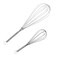 Whisks for Cooking Set, Stainless Steel Wisker for Baking, Blending, Rust-Proof Balloon Wire Whisker Egg Whisk Hand Mixers (8 in + 12 in, 2)