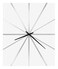 Howard Miller Hiawatha Wall Clock II 549-478 &acirc;&euro;&ldquo; Rectangular Oversized High-Gloss White Home Decor with Quartz Movement