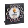 Mind Reader Single Serve Coffee Pod Clock, 12 Pod Capacity, Countertop or Wall Mount, 12.5" L x 4.25" W x 12.25" H, Black
