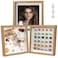 Dohomi 8x8 Shadow Box Frame Original wood Shadow Box Display Case 3 Pack Picture Frames Glass Surface Internal Depth 0.6 inch for Wall Or Tabletop