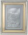 Lawrence Frames Silver Plated Metal Picture Frame, Brushed Gold Inner Panel, 8x10