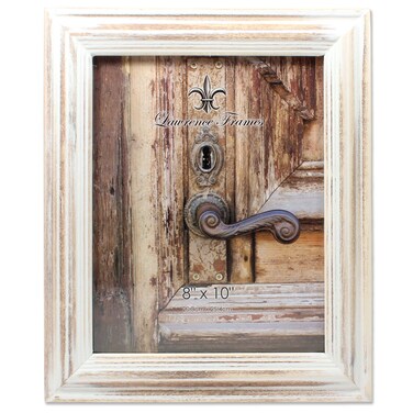 Lawrence Frames 8x10 White Wash Maple Picture Frame, Natual