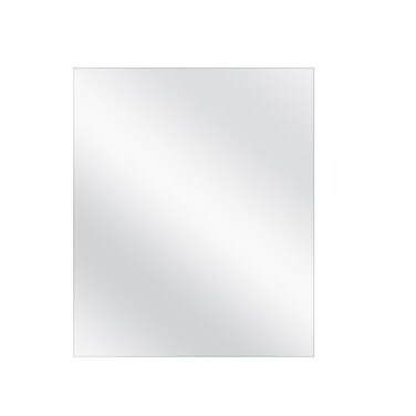 MCS Frameless Wall Mirror with Polished Edge, 30x36 inch, Silver